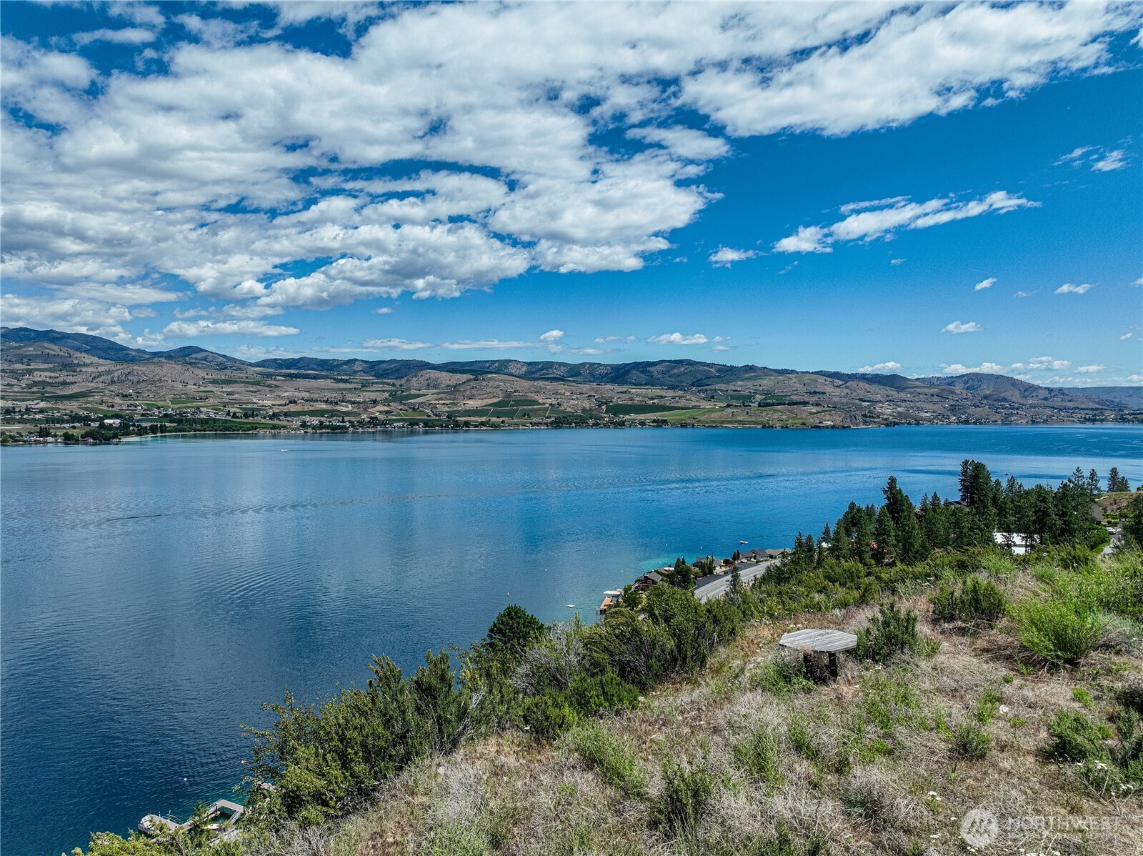 4620 South Lakeshore Road Chelan, WA 98816 - Photo 9 of 40 a view of a lake with outdoor space