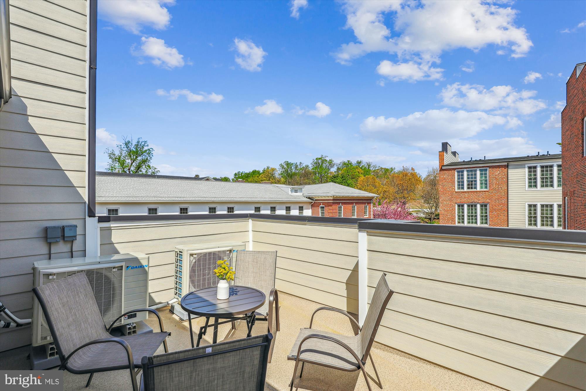 6832 General Davis Drive Northwest Washington, DC 20012 - Photo 24 of 31 a view of a chairs and table on the terrace