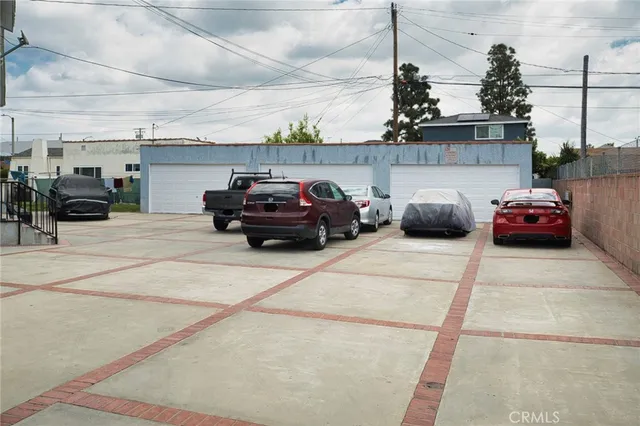 a car parked in a parking lot