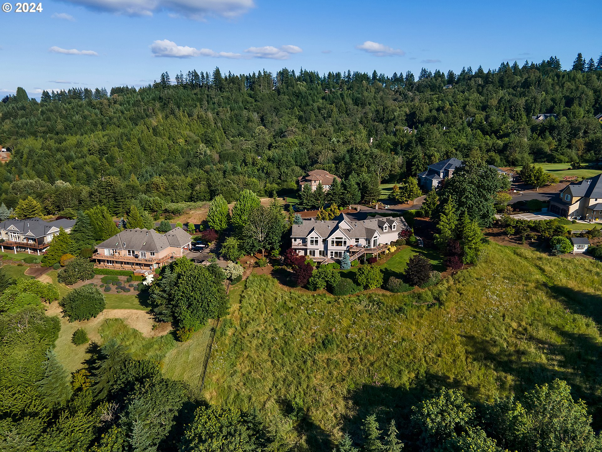 26317 Southwest Labrousse Road Sherwood, OR 97140 - Photo 36 of 38 a view of a house with a street lush green forest
