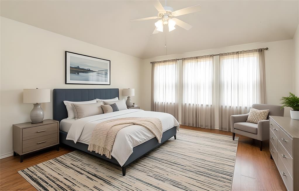 107 Hazelnut Trail Forney, TX 75126 - Photo 23 of 37 Virtually staged Primary bedroom.