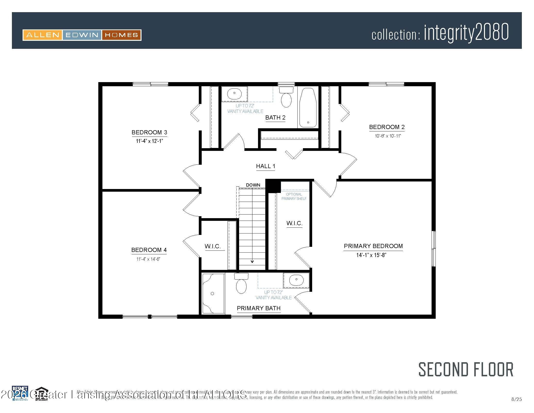 707 West Windward Way Perry, MI 48872 - Photo 29 of 37 Integrity 2080 - 9.0 - Second Floor