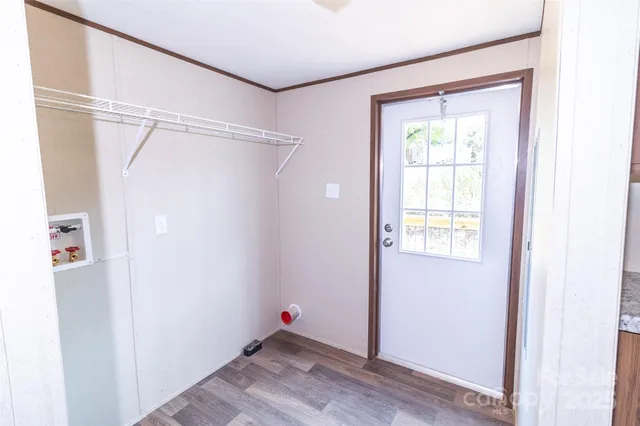 a view of an empty room