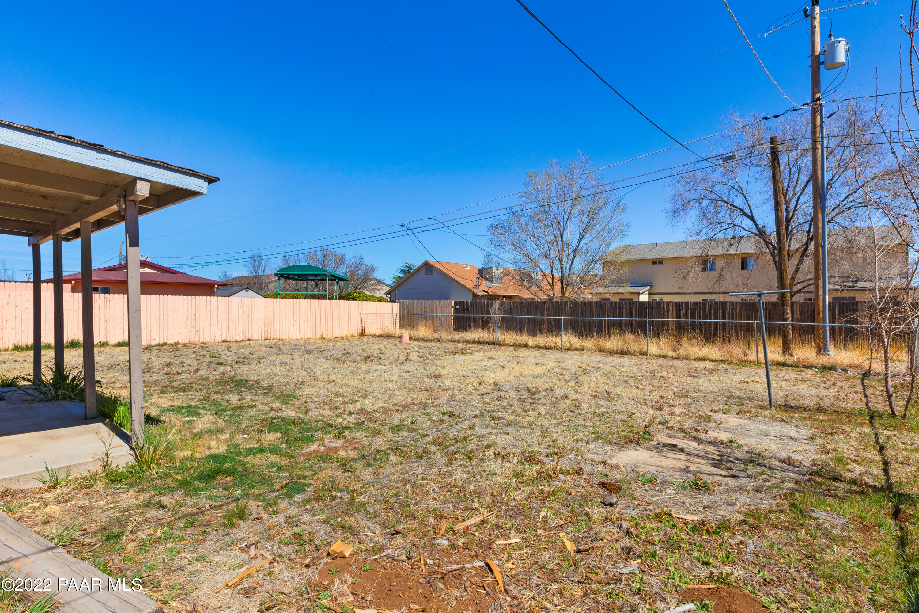 3201 North Robert Road Prescott Valley, AZ 86314 - Photo 14 of 16 Backyard
