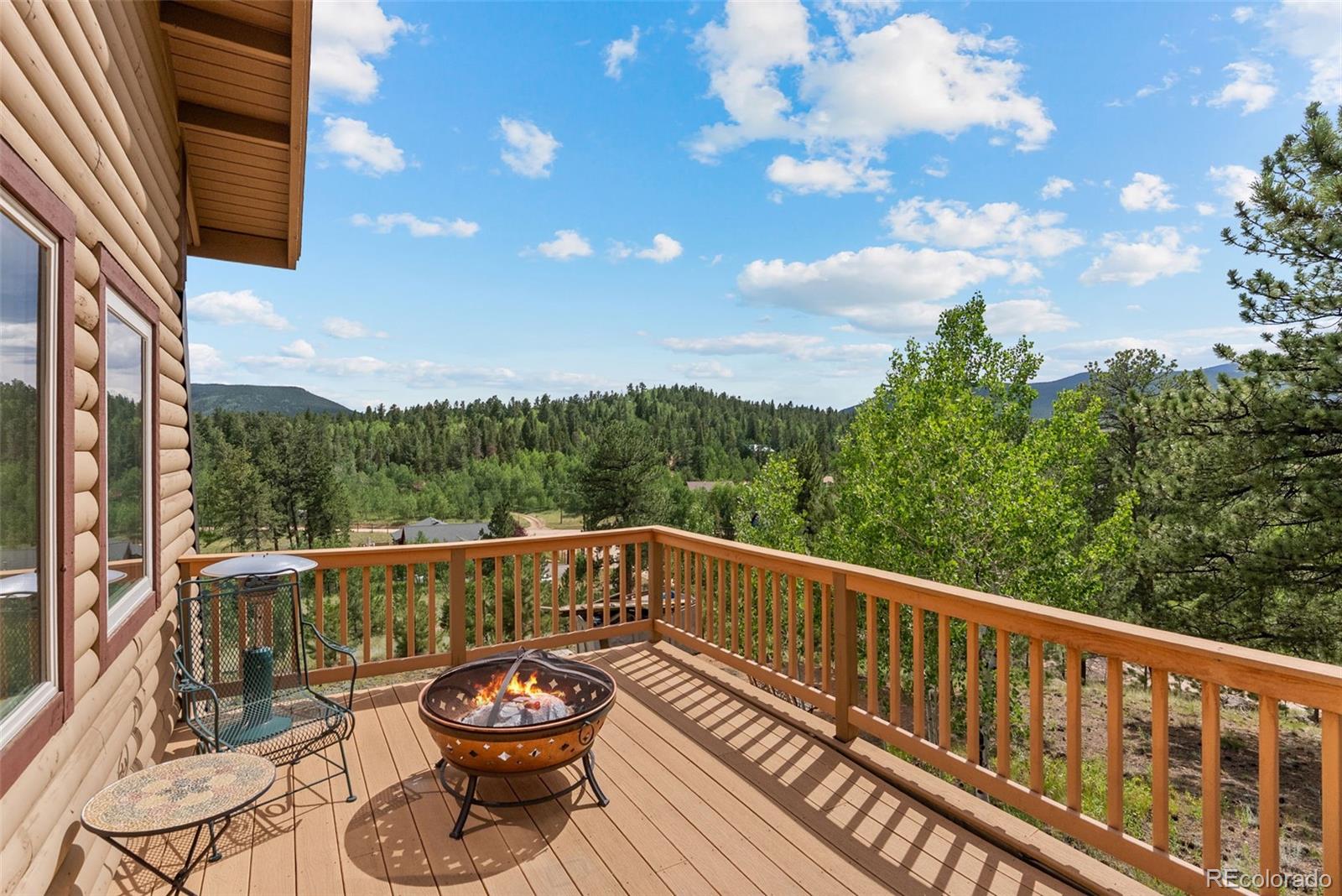62 Quartz Circle Bailey, CO 80421 - Photo 23 of 38 a view of balcony with furniture