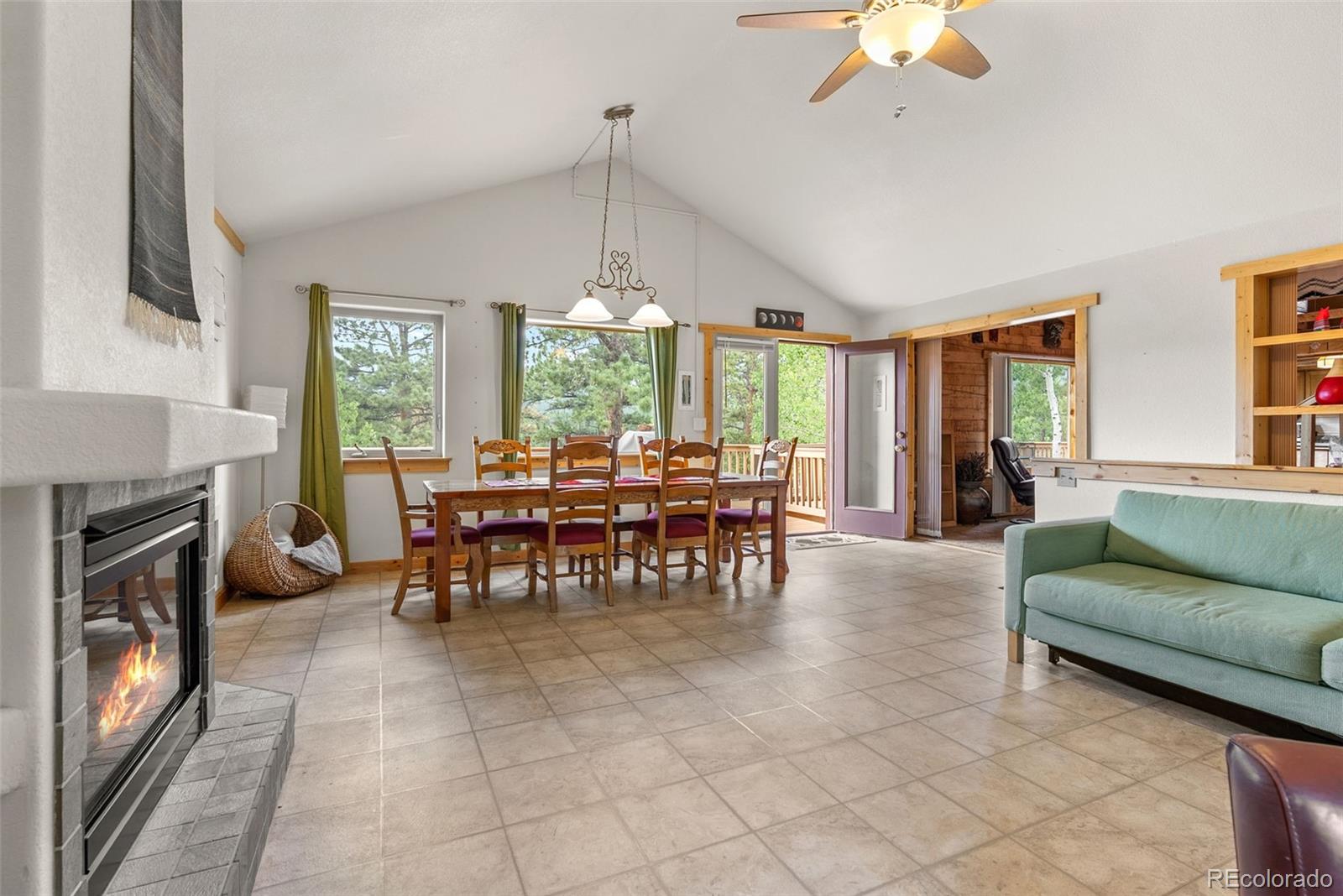 62 Quartz Circle Bailey, CO 80421 - Photo 28 of 38 a view of a livingroom with furniture window and fireplace
