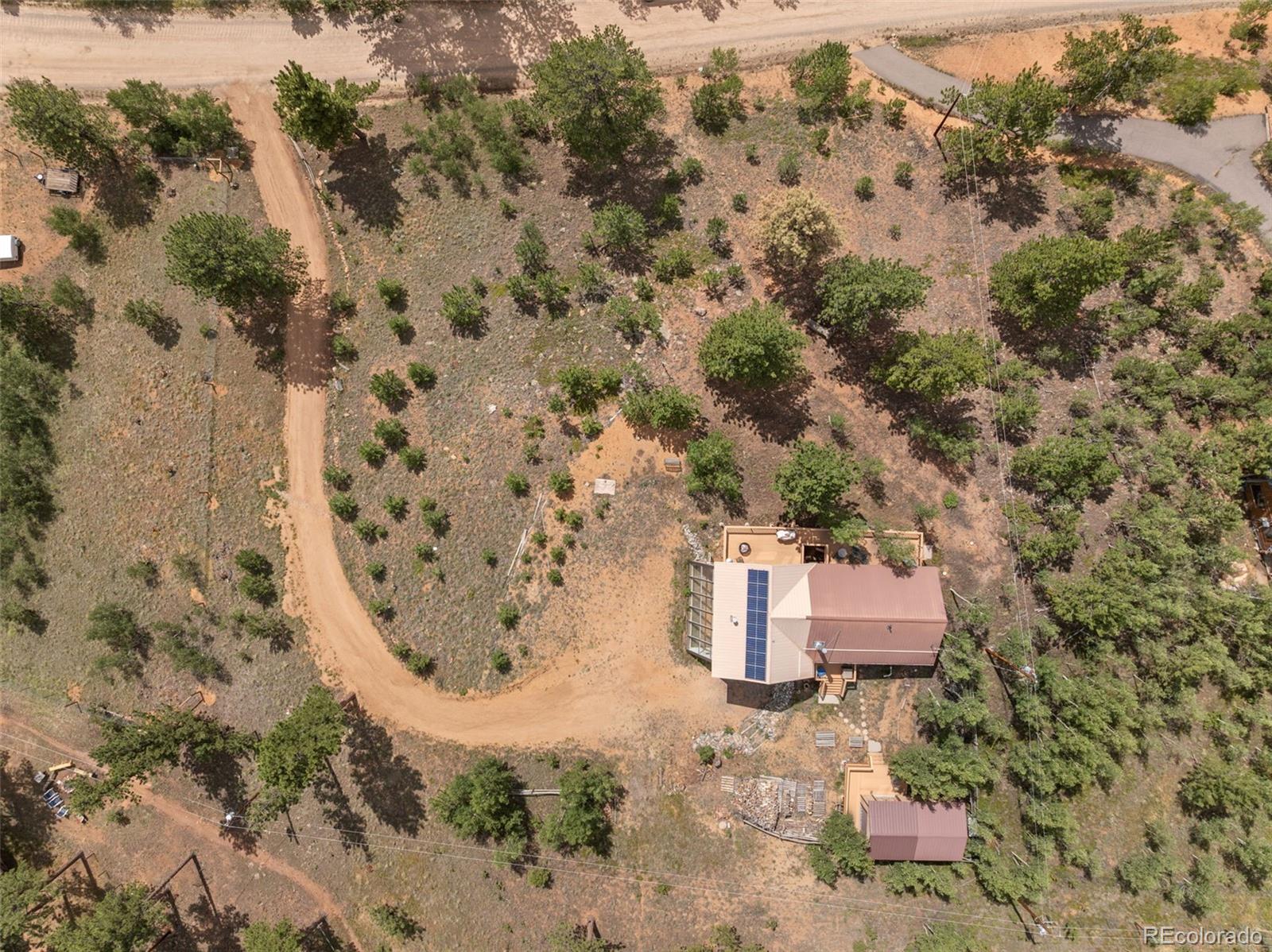 62 Quartz Circle Bailey, CO 80421 - Photo 3 of 38 an aerial view of residential house with outdoor space