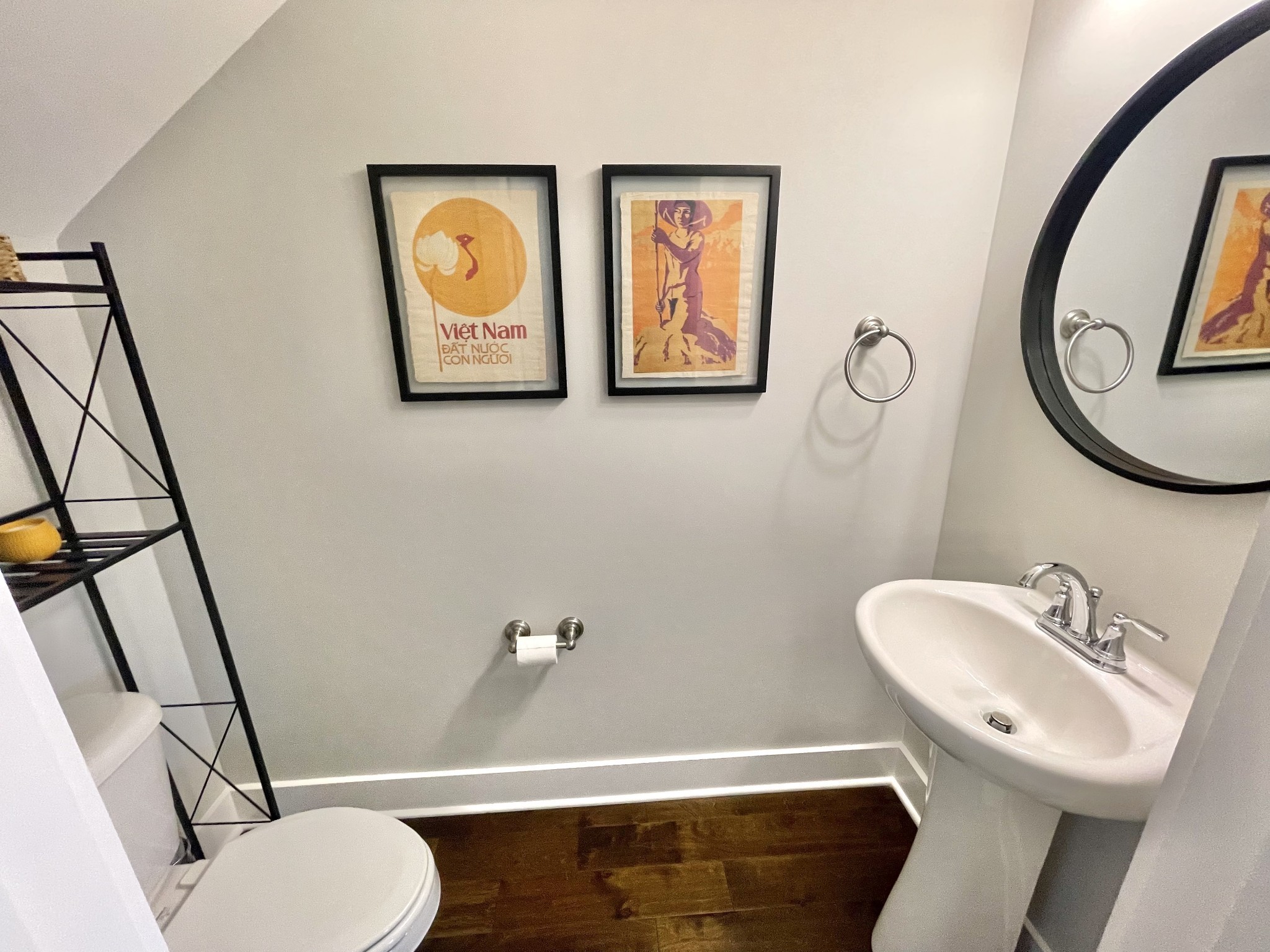 2327 Patrick Avenue Old Hickory, TN 37138 - Photo 14 of 36 a bathroom with a toilet a sink and mirror