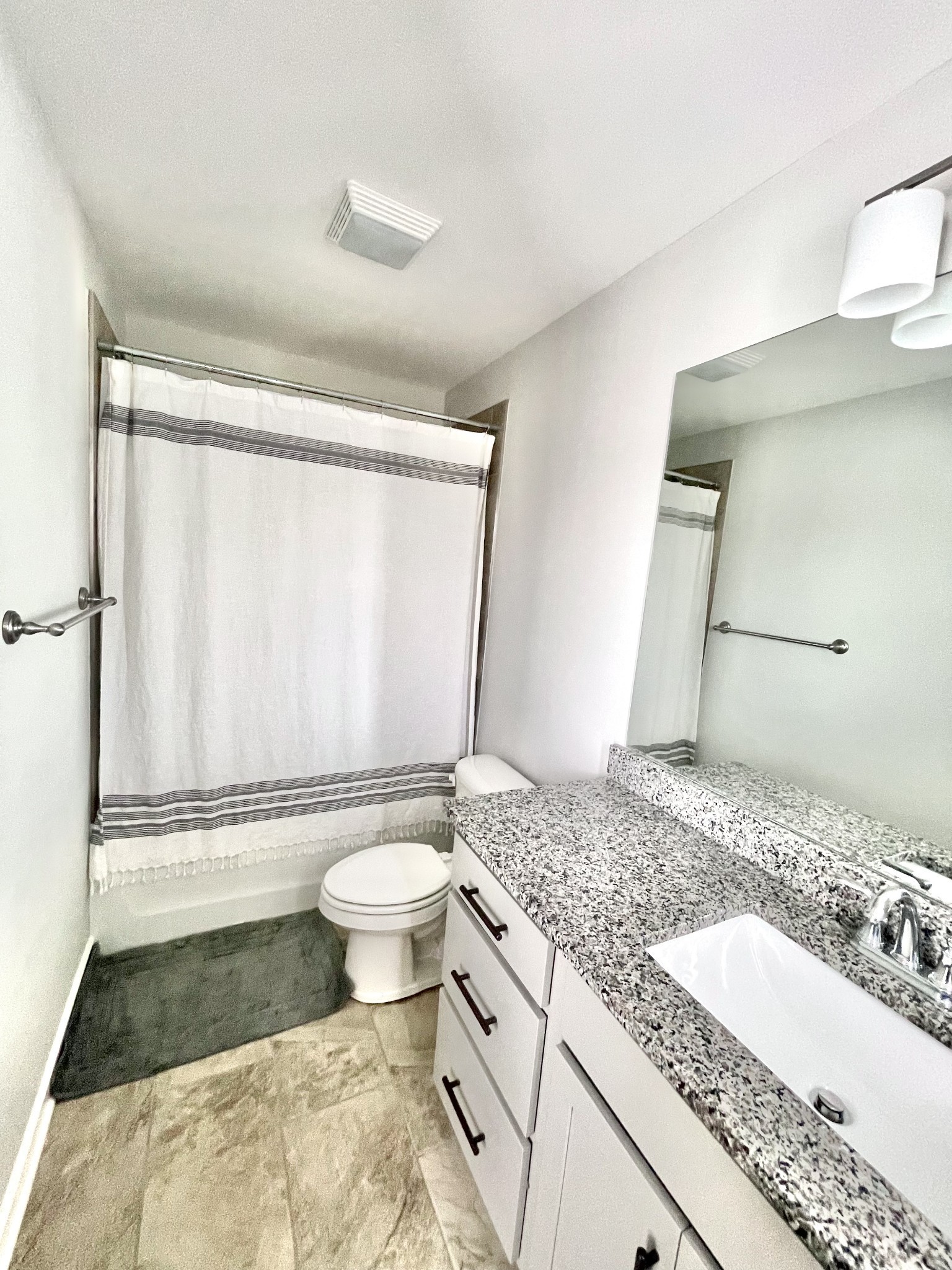 2327 Patrick Avenue Old Hickory, TN 37138 - Photo 20 of 36 a bathroom with a granite countertop sink toilet and shower