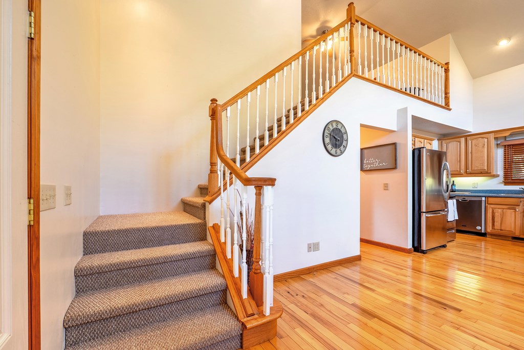 314 Ruby Ridge Young Harris, GA 30582 - Photo 19 of 39 a view of entryway and hall with wooden floor