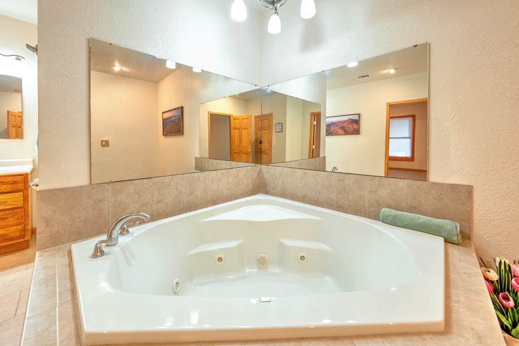 314 Ruby Ridge Young Harris, GA 30582 - Photo 27 of 39 a bathroom with a bathtub and a shower
