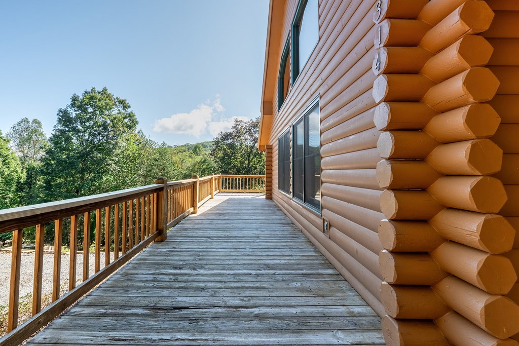 314 Ruby Ridge Young Harris, GA 30582 - Photo 32 of 39 a view of street with wooden stairs