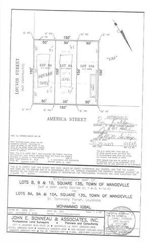 $350,000 | Lot 6 Louvois Street, Mandeville, LA 70448