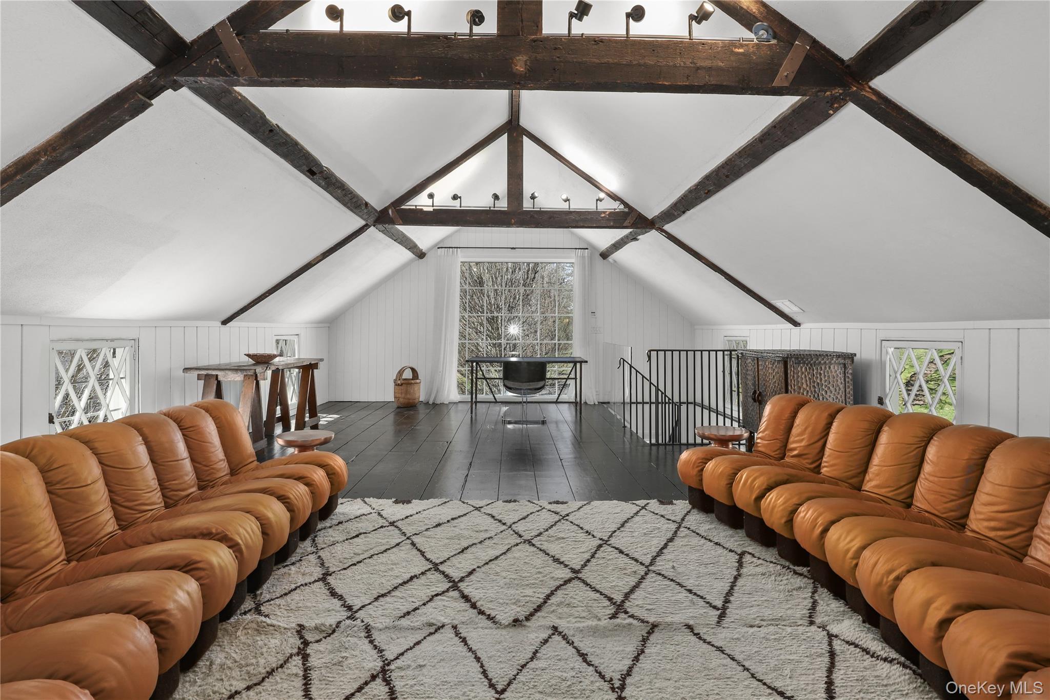269 Stone Hill Road Pound Ridge, NY 10576 - Photo 26 of 46 Huge studio/office above carriage house/garage with fireplace, wet bar and bath
