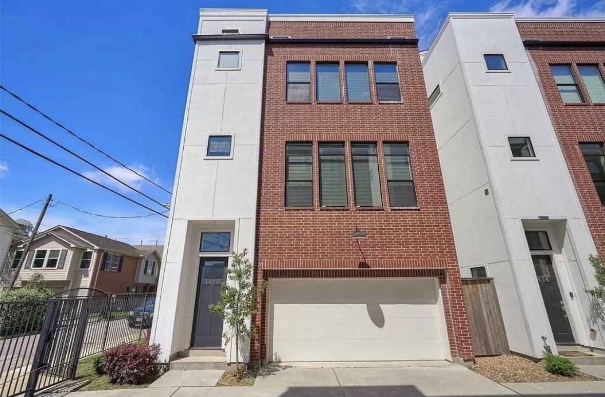 a front view of a building