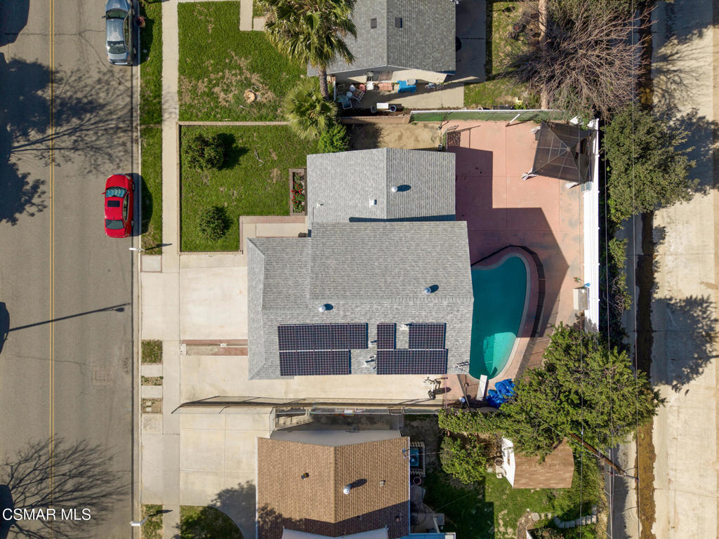 926 Talbert Avenue Simi Valley, CA 93065 - Photo 35 of 41 an aerial view of residential houses with outdoor space and parking