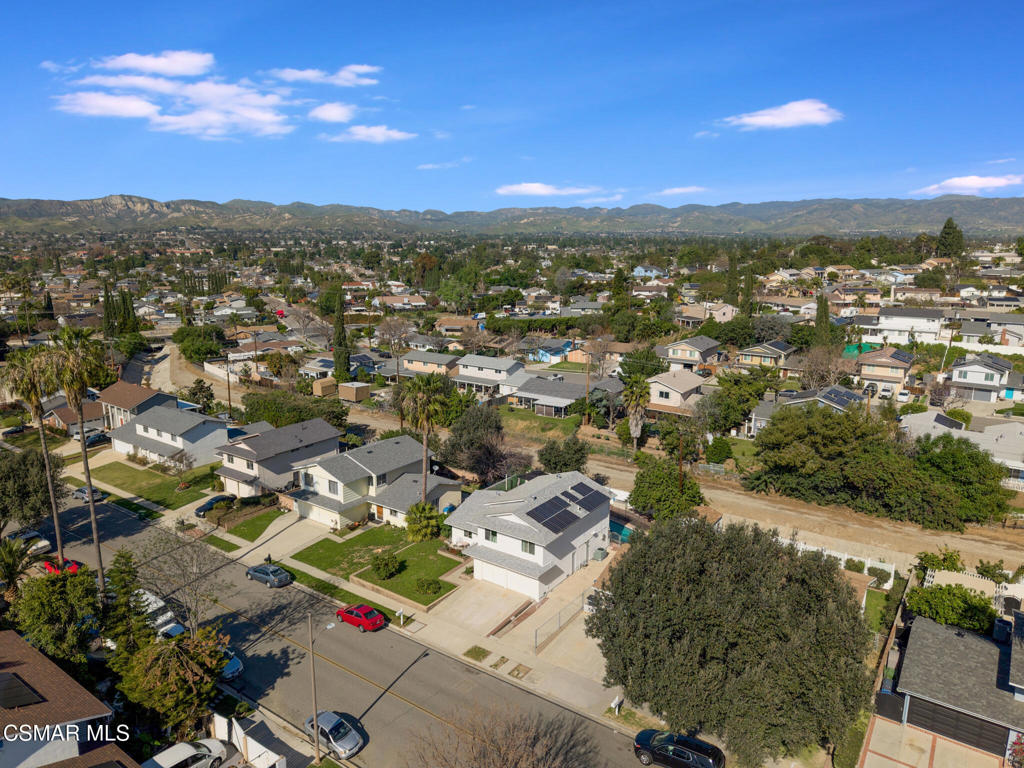 926 Talbert Avenue Simi Valley, CA 93065 - Photo 39 of 41 an aerial view of residential houses with outdoor space and trees