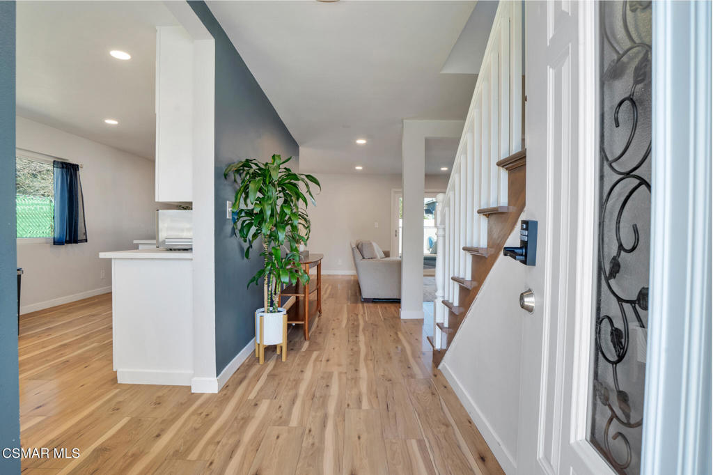 926 Talbert Avenue Simi Valley, CA 93065 - Photo 5 of 41 a view of an entryway with wooden floor