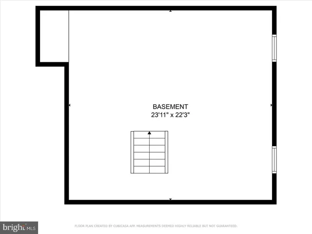 a black and white photo of a floor plan