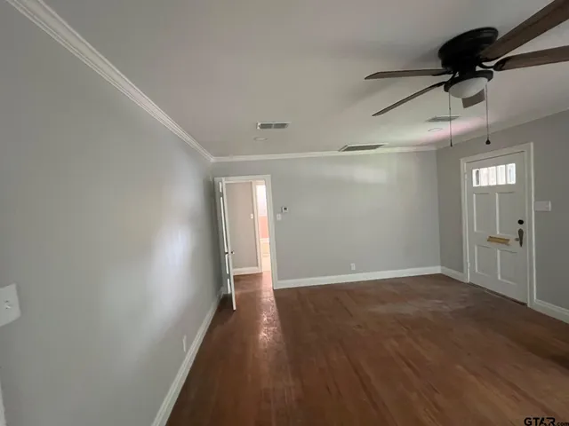 wooden floor in an empty room