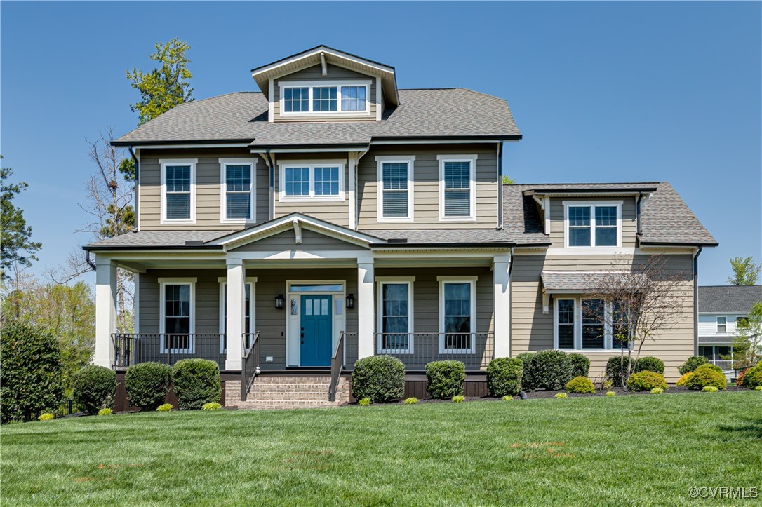 16506 Binley Road Midlothian, VA 23112 - Photo 3 of 49 front view of a house with a yard