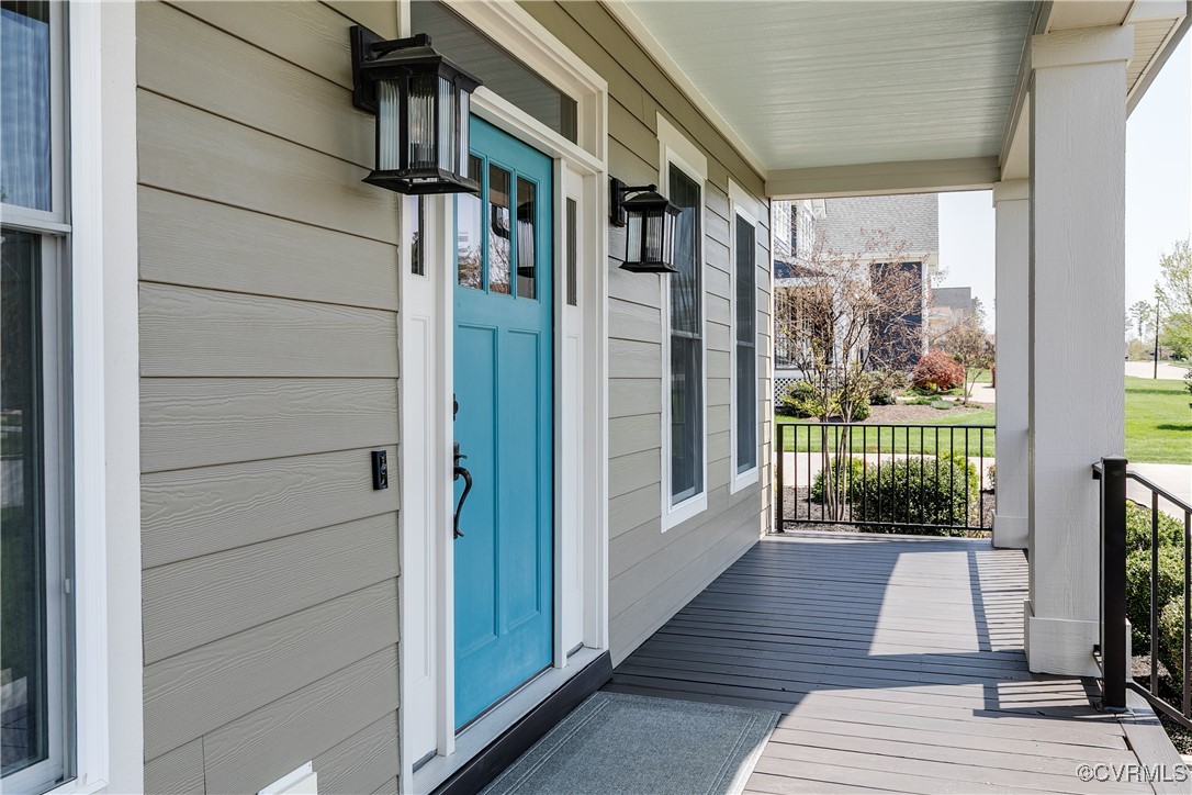 16506 Binley Road Midlothian, VA 23112 - Photo 4 of 49 a view of a house with a porch
