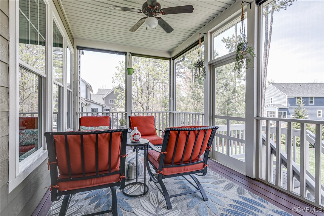 16506 Binley Road Midlothian, VA 23112 - Photo 46 of 49 a view of a room with furniture wooden floor and windows