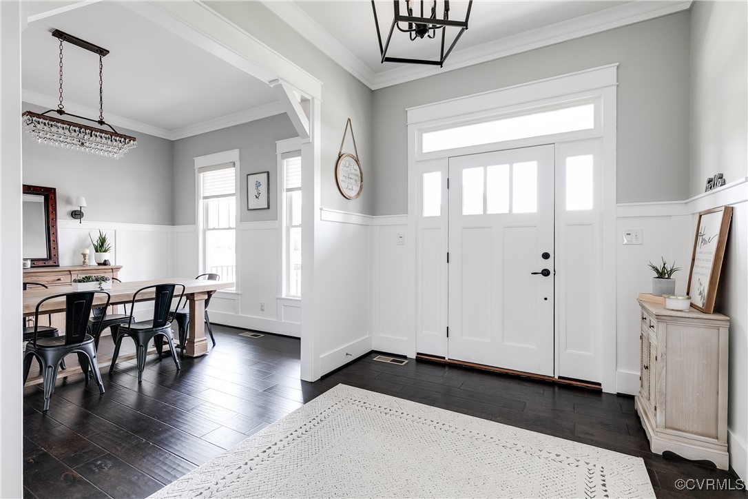 16506 Binley Road Midlothian, VA 23112 - Photo 6 of 49 a view of a dining room with furniture window and wooden floor