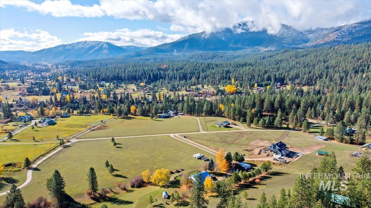 Lot 28 Horseshoe Rd Garden Valley Garden Valley, ID 83622 - Photo 28 of 28 Aerial view of a mountain backdrop and a forest
