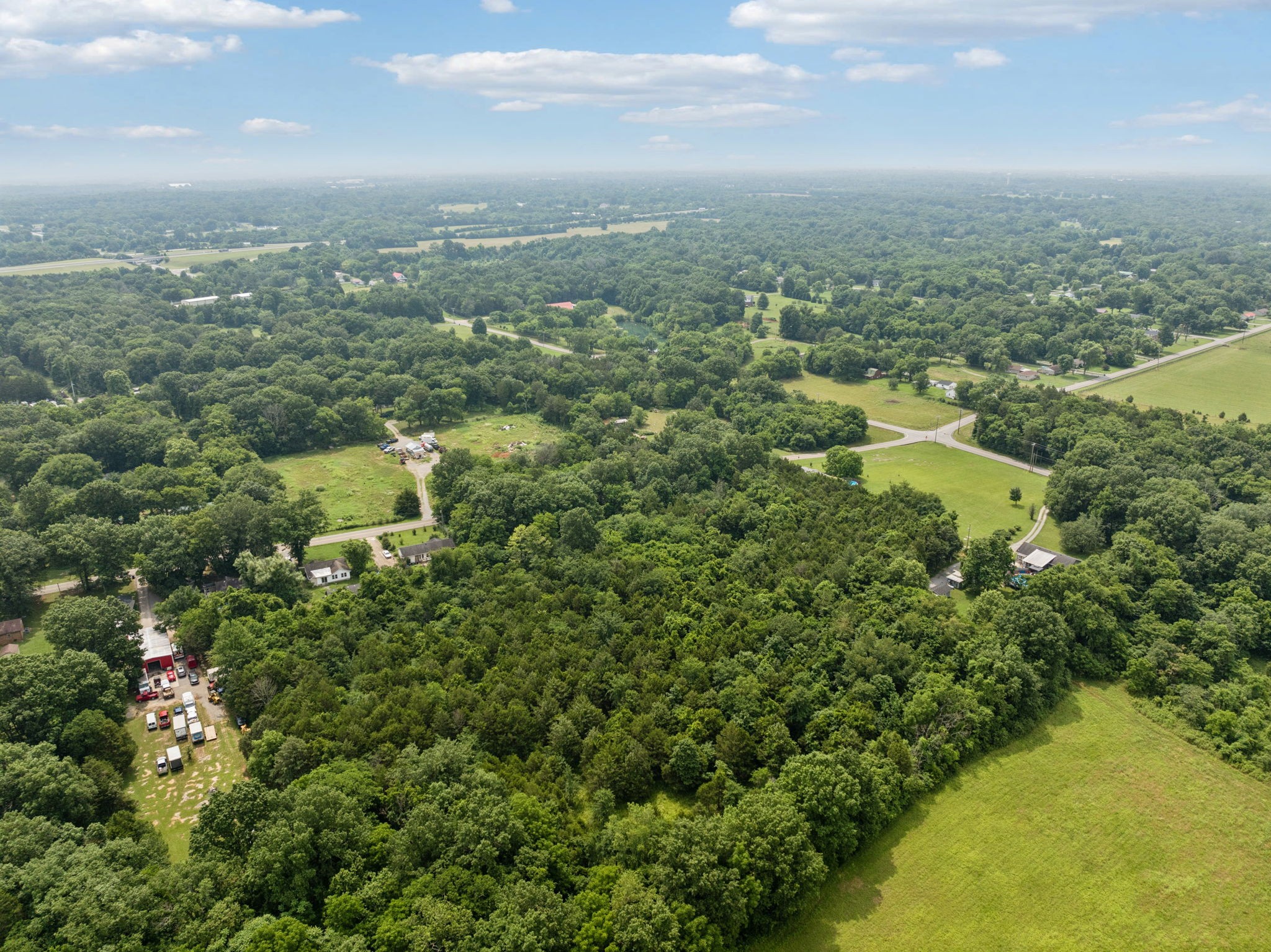 6031 Buckeye Valley Road Murfreesboro, TN 37129 - Photo 45 of 47 an aerial view of residential houses with outdoor space and trees