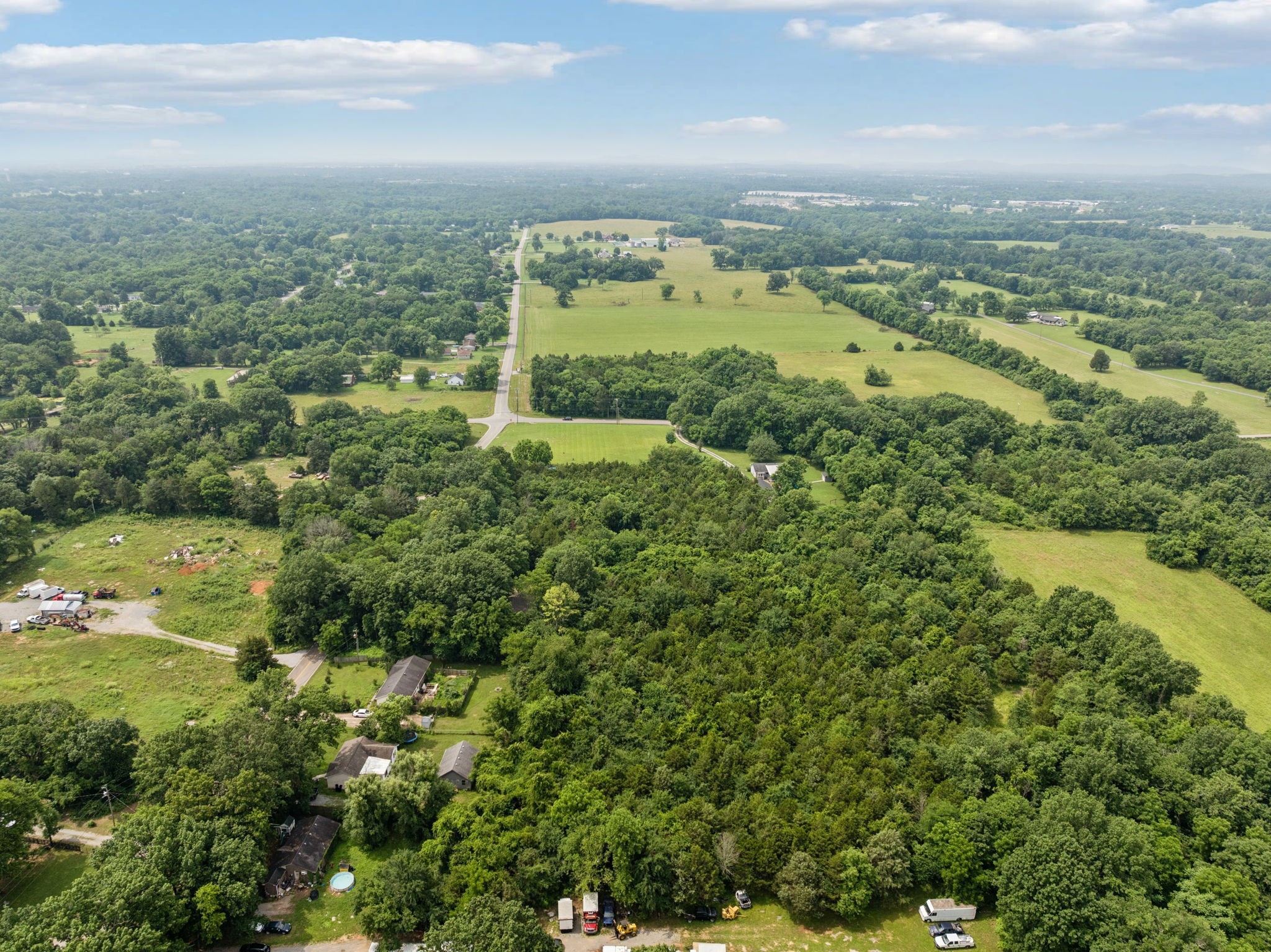 6031 Buckeye Valley Road Murfreesboro, TN 37129 - Photo 46 of 47 an aerial view of residential houses with outdoor space and trees