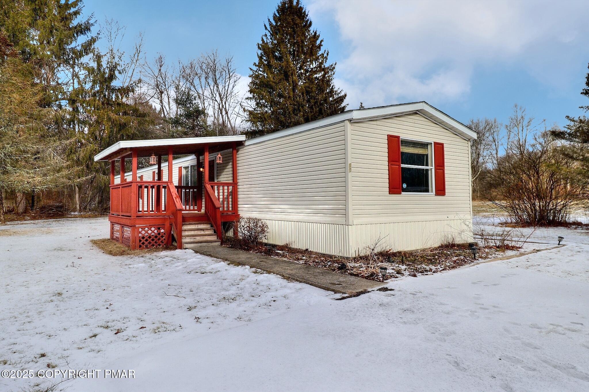 205 Oak Run Lane Stroudsburg, PA 18360 - Photo 29 of 29 a view of a house with a yard