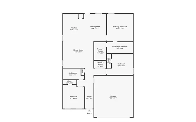 a picture of a floor plan