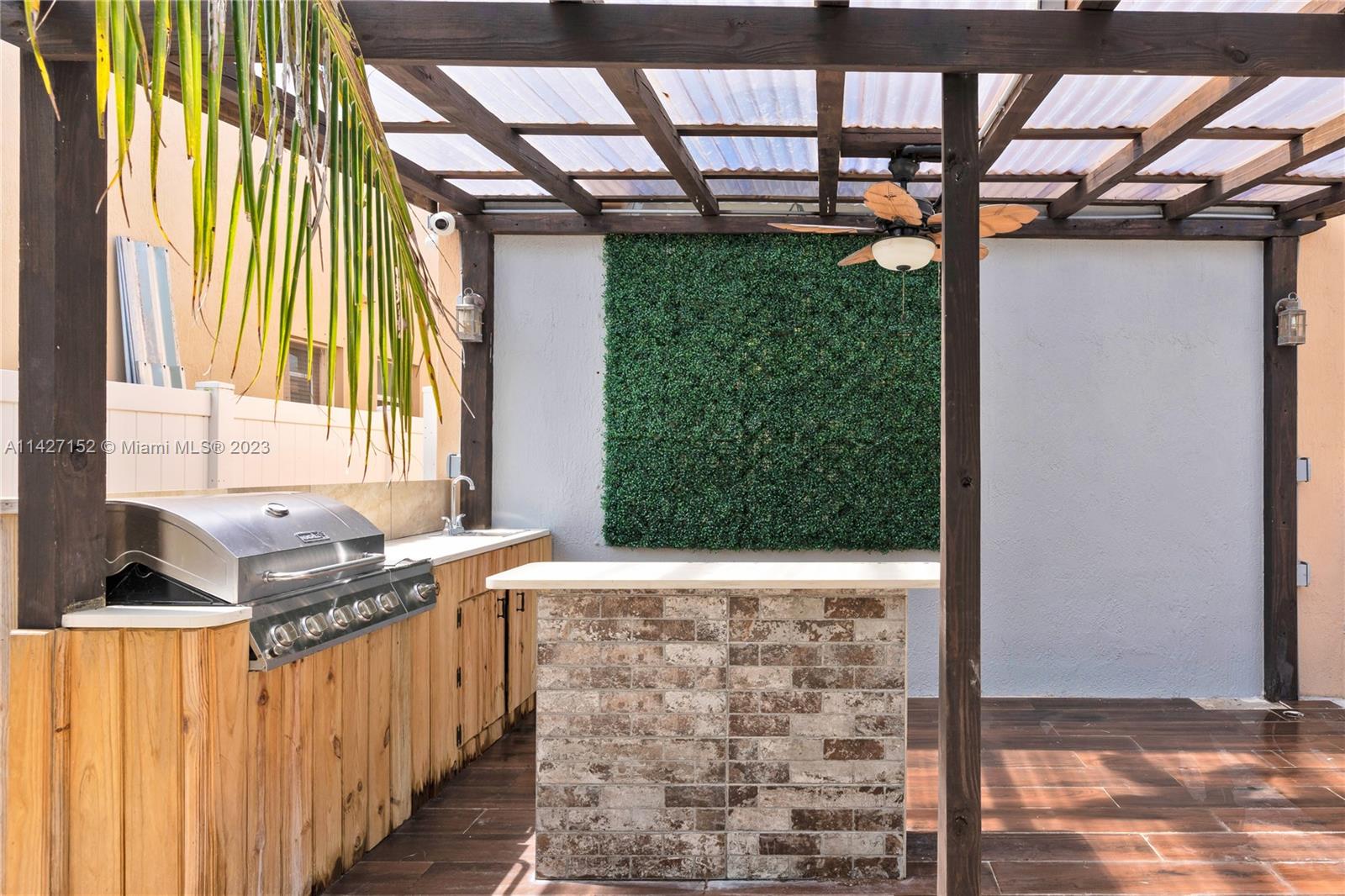 3759 Northeast 15th Street Homestead, FL 33033 - Photo 49 of 55 a bathroom with a granite countertop sink and a shower