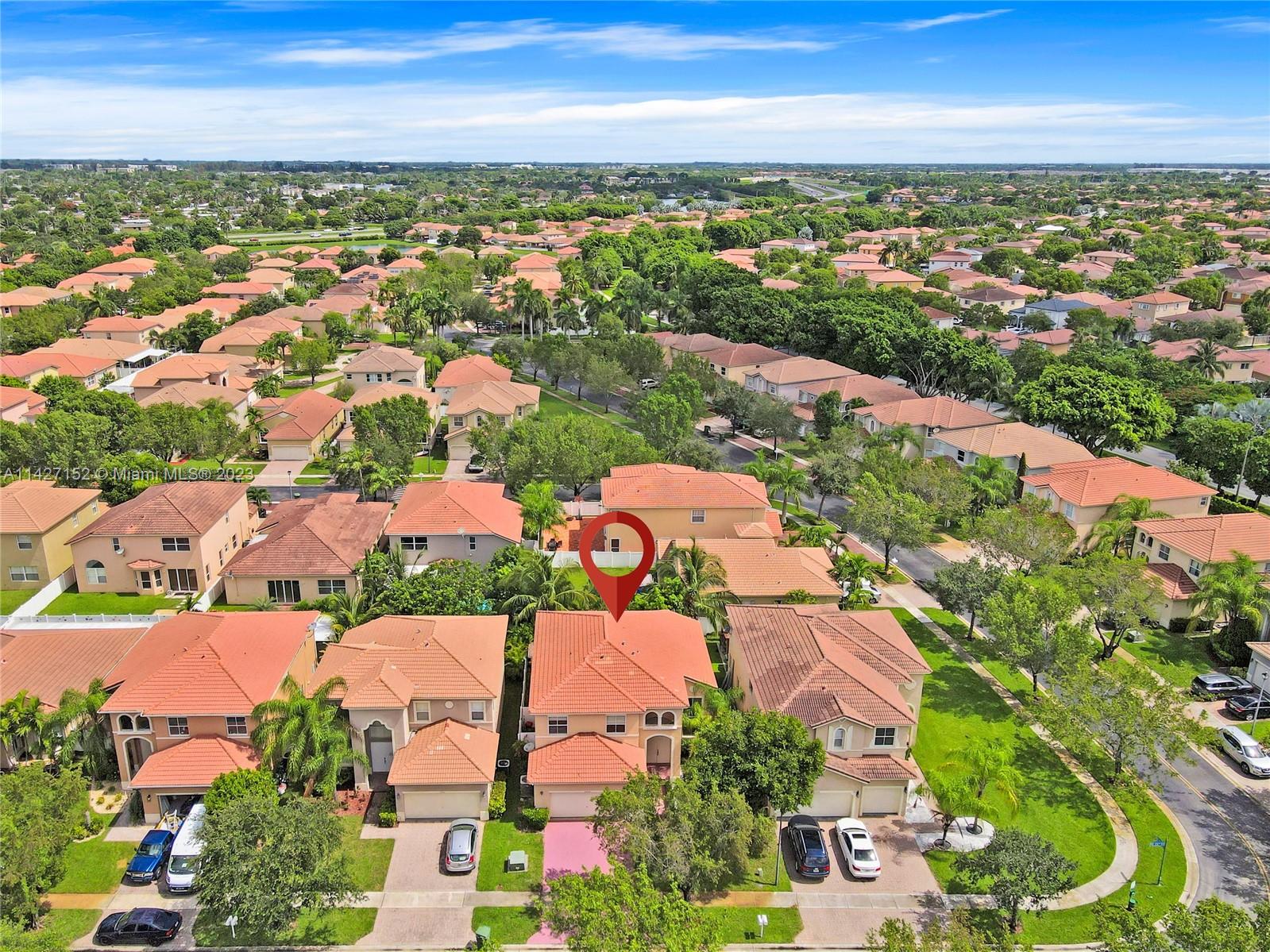 3759 Northeast 15th Street Homestead, FL 33033 - Photo 52 of 55 an aerial view of residential houses with outdoor space