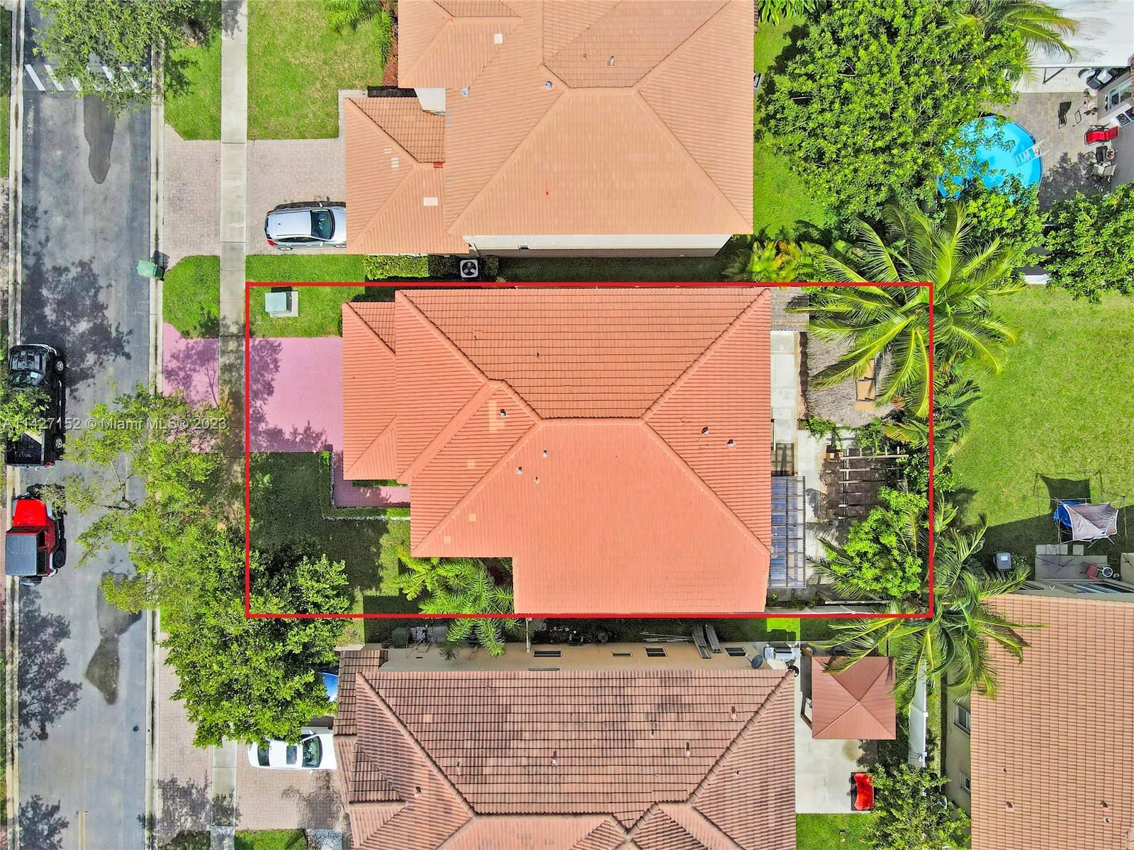 3759 Northeast 15th Street Homestead, FL 33033 - Photo 54 of 55 an aerial view of a house with a garden