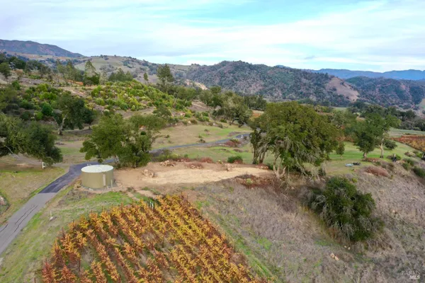 a view of a yard with a snow