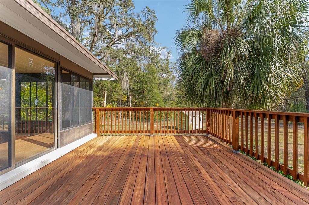 20290 Southwest 97th Place Dunnellon, FL 34431 - Photo 34 of 73 a view of backyard with a deck