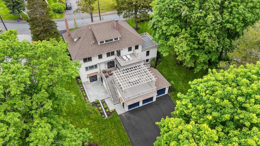 2 Percy Road Lexington, MA 02421 - Photo 3 of 31 an aerial view of a house with a yard patio and deck