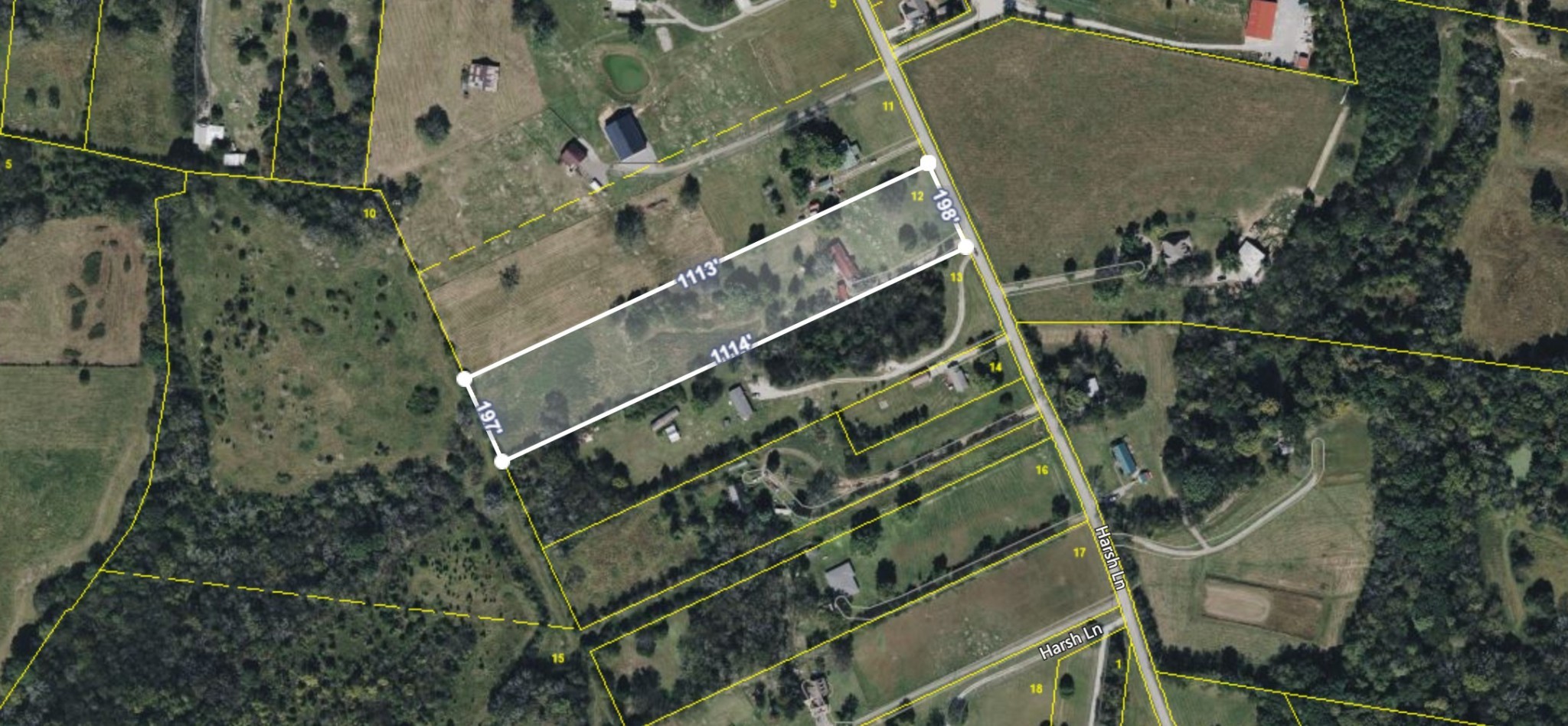 960 Harsh Lane Castalian Springs, TN 37031 - Photo 49 of 51 an aerial view of a residential houses