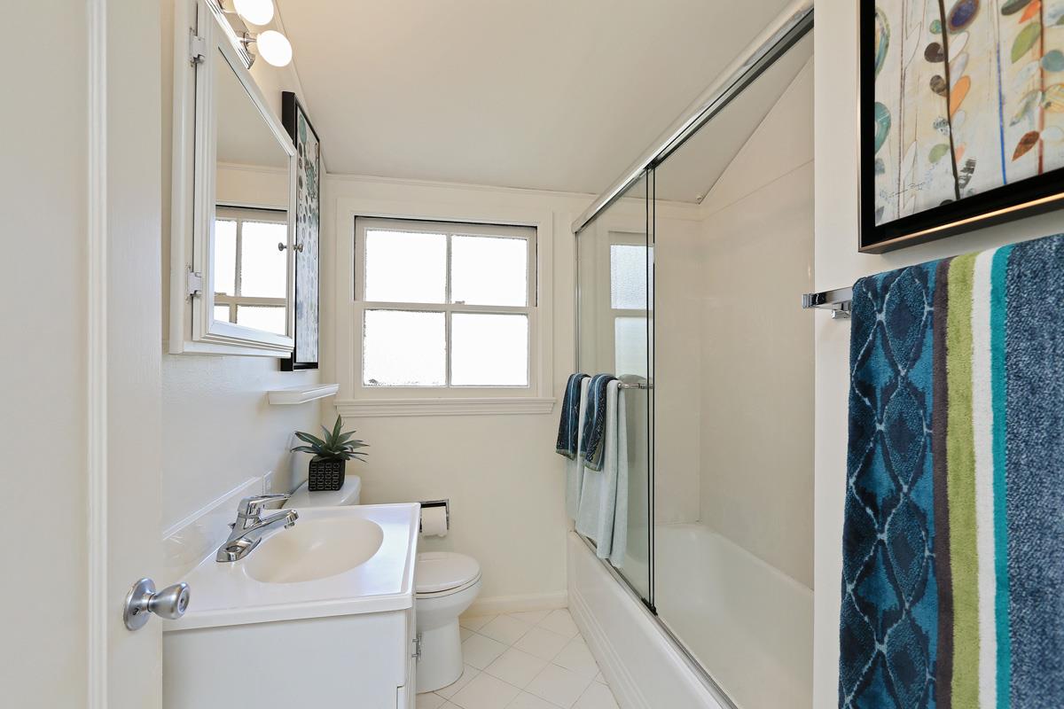 3 Victoria Road Burlingame, CA 94010 - Photo 28 of 31 a bathroom with a sink a toilet and shower