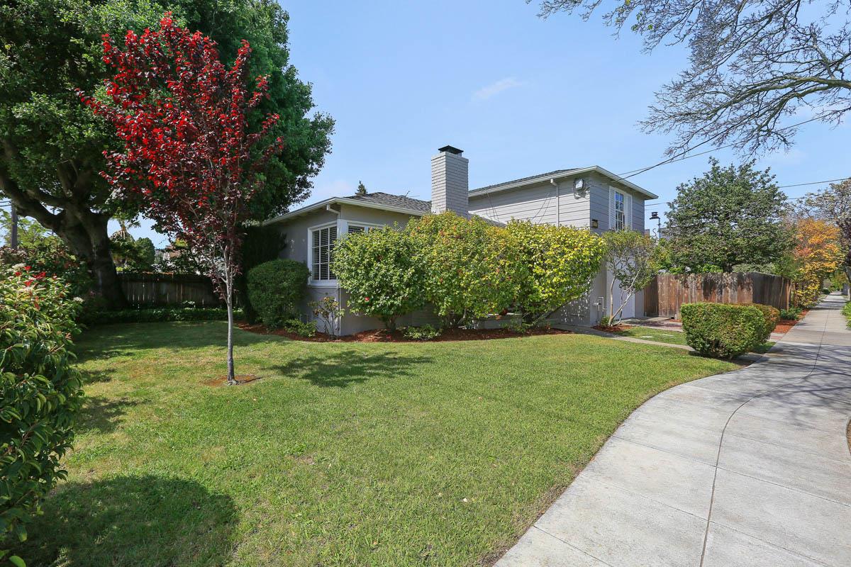 3 Victoria Road Burlingame, CA 94010 - Photo 3 of 31 a house is sitting in middle od the garden
