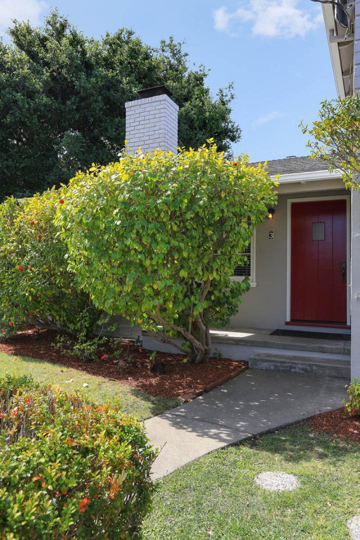 3 Victoria Road Burlingame, CA 94010 - Photo 4 of 31 a backyard of a house with lots of green space and plants