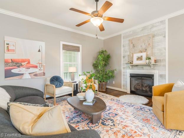 830 John Rainey Road Salisbury, NC 28147 - Photo 7 of 50 Fireplace with beautiful accent wall