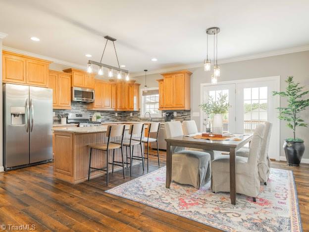 830 John Rainey Road Salisbury, NC 28147 - Photo 9 of 50 Gourmet kitchen with island seating and dining area