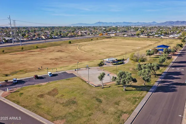 a view of an ocean and city