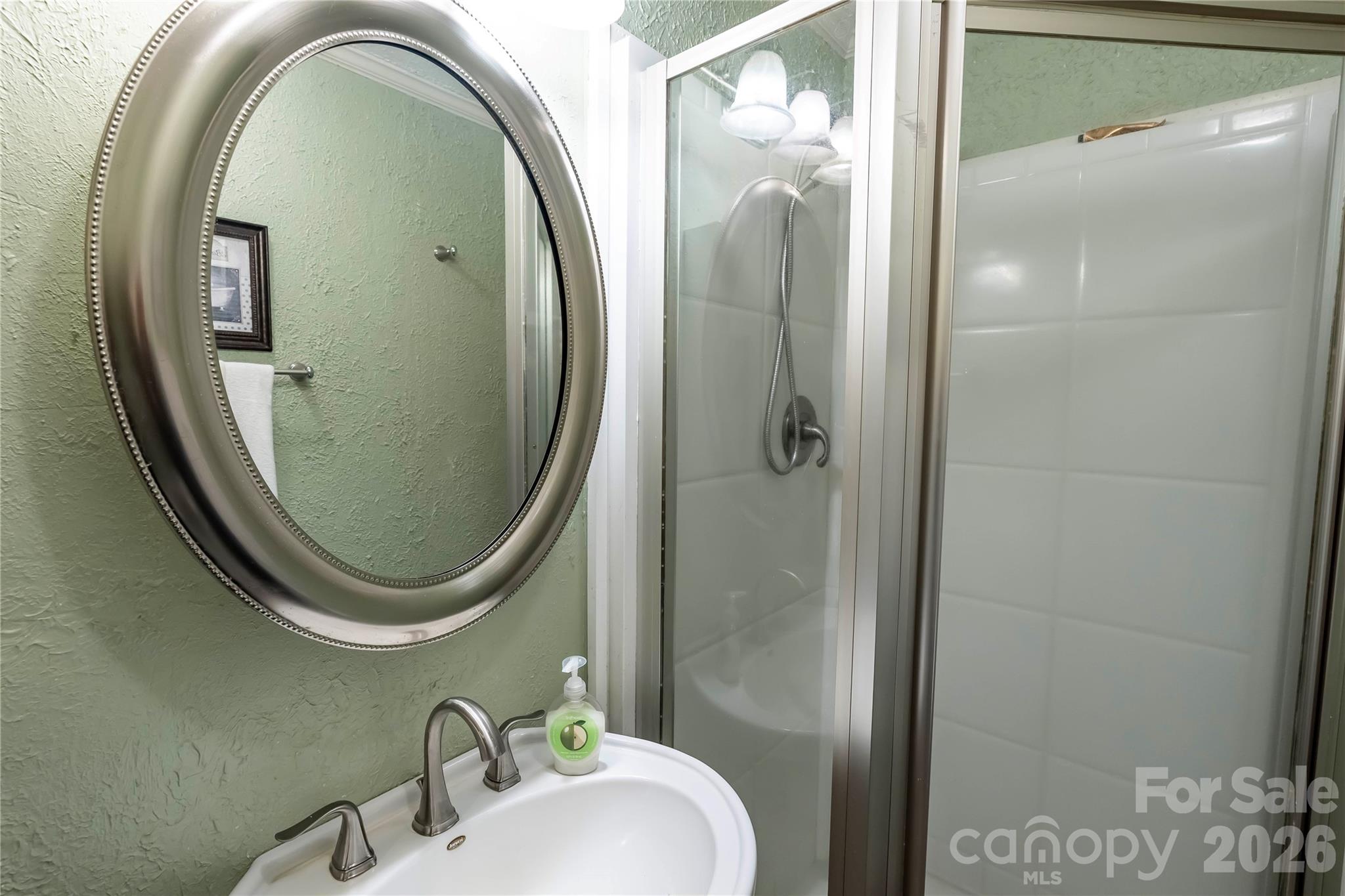 1264 Lilly Drive Clover, SC 29710 - Photo 17 of 37 a bathroom with a sink a mirror a toilet and a mirror