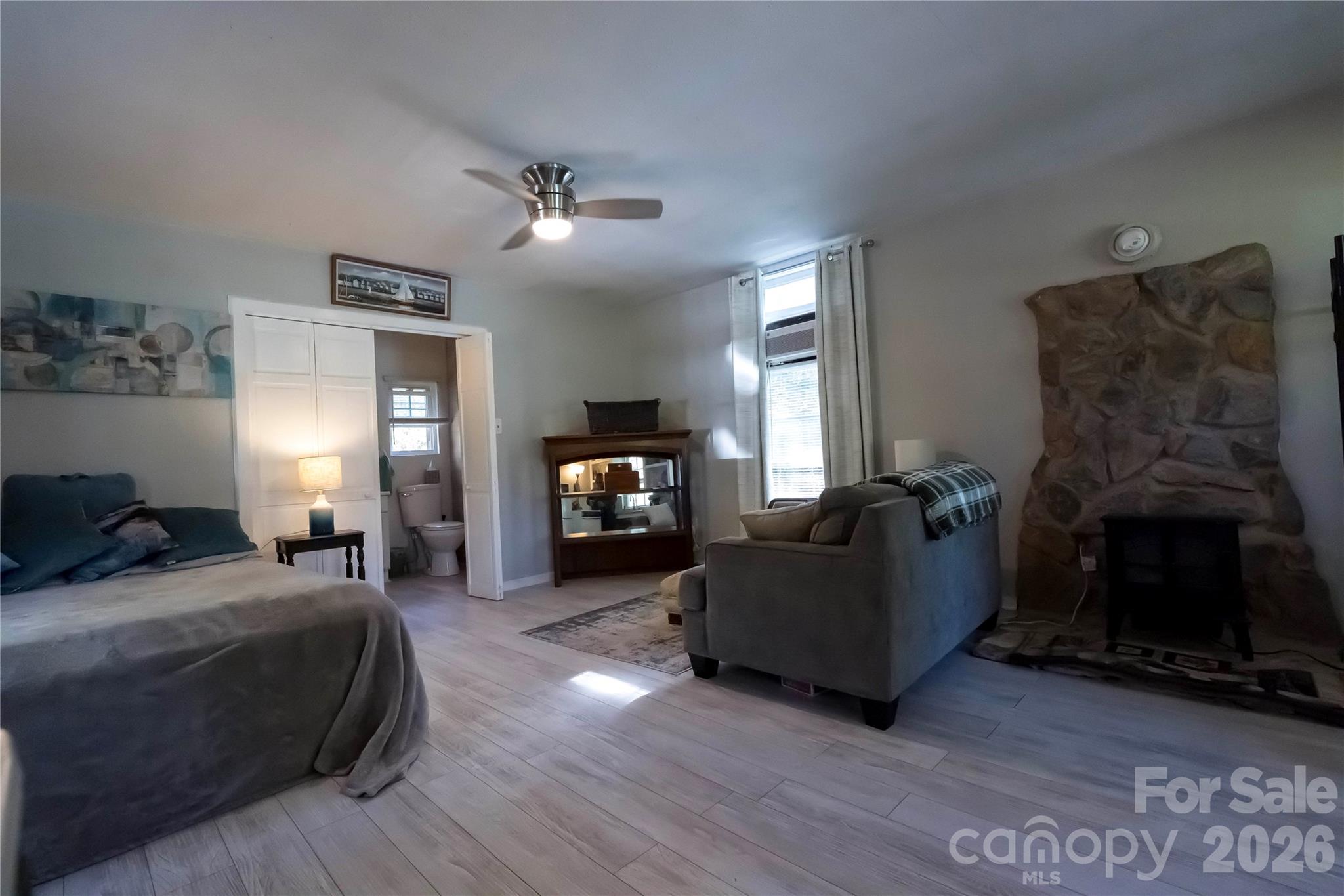 1264 Lilly Drive Clover, SC 29710 - Photo 29 of 37 a living room with furniture and a fireplace
