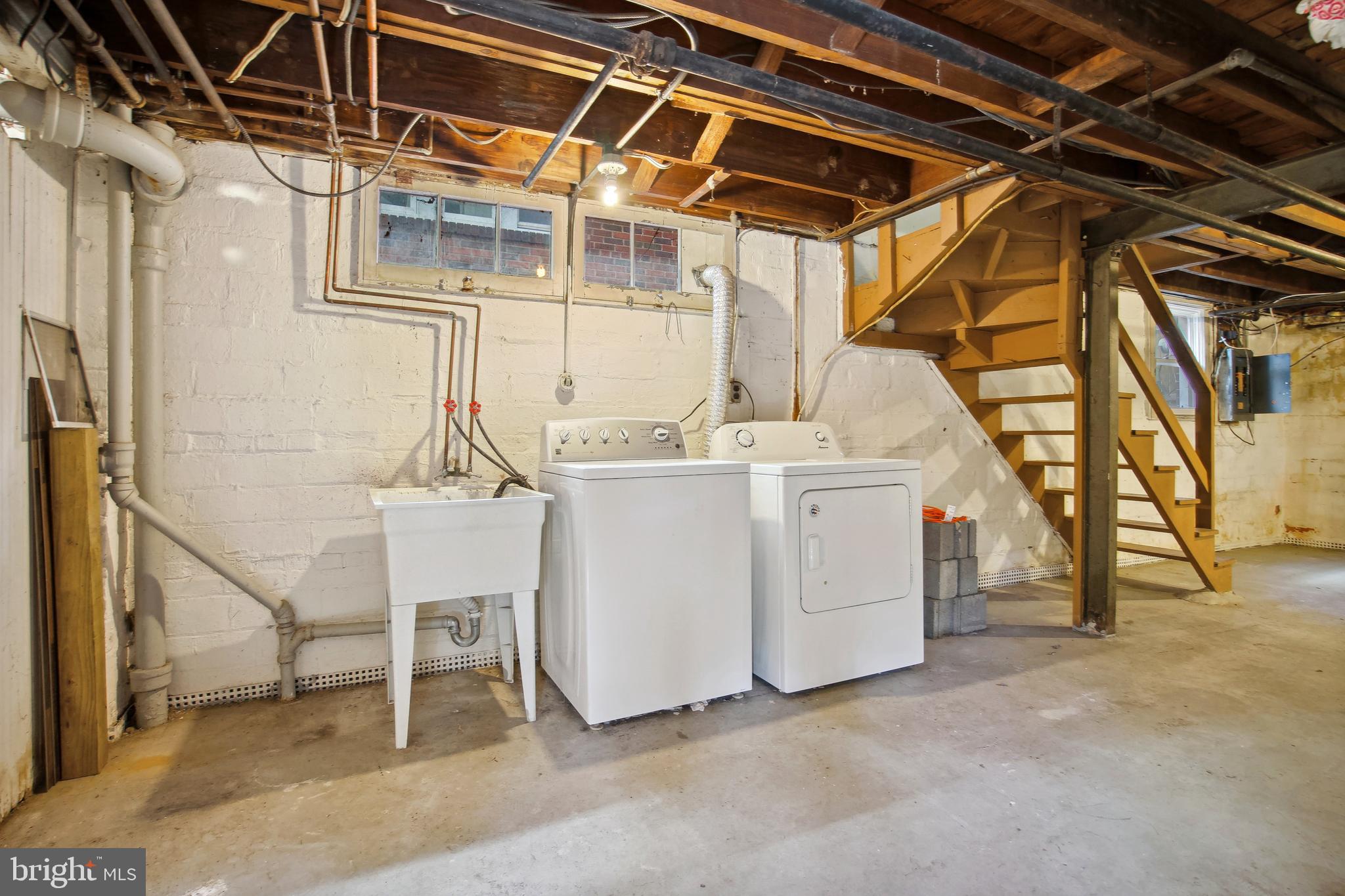 3202 Military Road Northwest Washington, DC 20015 - Photo 21 of 26 Lower Level Laundry