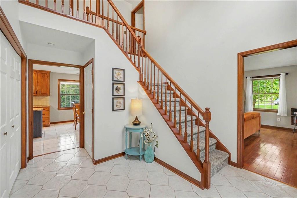 315 Fassinger Road Evans City, PA 16033 - Photo 5 of 32 Step into this beautiful, two-story entry.